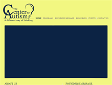 Tablet Screenshot of centerforautismnj.org